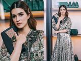 Kriti Sanon Flaunts This Sparkly Floral Dress At The New York Fashion Week  