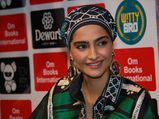 Sonam Kapoor Ahuja Fascinates With This Old School Patterned Outfit 