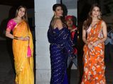 Sara Ali Khan, Kajol Devgan, And Kriti Sanon Gave Us Diwali Sari Goals But Who Looked The Best