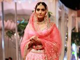 Sonam Kapoor Ahuja Mesmerises Us With Her Stunning Pink Bridal Lehenga 