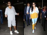 Ranveer Singh And Katrina Kaif's Airport Outfits Are Fuss Free, Sporty, And Simple 