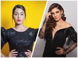 Hina Khan And Raveena Tandon Wore Black Gowns Recently But They Missed The Mark