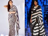 Kajol And Athiya Shetty Will Inspire You To Update Your Wardrobe With Black And White Striped Sari