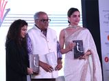 Deepika Padukone Looks Elegant In An Ivory Sari As She Launches A Book On Sridevi
