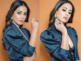 Hina Khan’s Mesmerising Blue Eye Make-up Is All You Need To Slay This Holiday Season