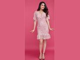 Fatima Sana Shaikh's Pink Lace Dress Can Make You Look Cute In An Instant 