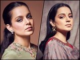 Kangana Ranaut In Light Olive-Green Suit Or Red And Pigeon-Blue Suit, Which One Did You Like More?