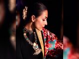 Malaika Arora Gifted A Pink Paithani Saree And Nathani By A Dance Contestant Rujuta's Parents