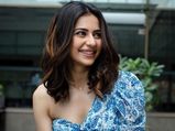 Rakul Preet Singh’s Printed Blue Ruffle Dress Is What You Can Flaunt At Unplanned Weekend Parties