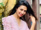 Divyanka Tripathi Turns Coverstar And Gives Casual Fashion Goals In A Net Top And Peach Bottoms