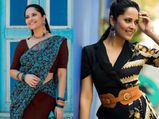 Kathanam Actress Anasuya Bharadwaj Nails In A Printed Midi Dress And Lehenga-Style Draped Saree