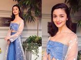 Alia Bhatt Aces Masaba Gupta’s Denim Attire And The Credit Goes To Her Stylist 