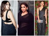 Radhika Apte, Vidya Balan, And Bhumi Pednekar Slay It In Their Black Sarees, But Who Nailed It?