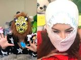 Sunny Leone Uses A Diaper As An Emergency Mask, Also Wears Other Fun Masks 