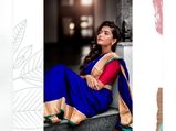 Rashmika Mandanna’s Latest Saree Look Will Inspire You To Play With Contrasts