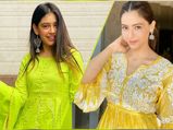 Aamna Sharif Or Niti Taylor, Whose Yellow Ethnic Ensemble Will You Pick For Haldi Ceremony?