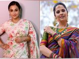 Vidya Balan’s Floral Saree Or Anasuya Bharadwaj’s Multi-colour Saree, Which One Is Prettier?