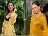 Aamna Sharif’s Suit Or Sargun Mehta’s Lehenga, Whose Yellow Outfit Is Ideal For Haldi Ceremony?
