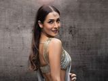 Malaika Arora’s Icy Blue Metallic Lehenga By Manish Malhotra Is Worth-Stealing