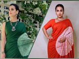 Vidya Balan’s Latest Shibori Saree Make Us Think Of Dia Mirza’s Green Saree; Take A Look