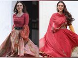 Aditi Rao Hydari’s Ethnic And Indo-Western Beautiful Red Ensembles Are Ideal For Navaratri 2020