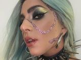 Lady Gaga Wears Rhinestone On Face And Creates A Wow Make-up Moment