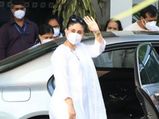 Kareena Kapoor Khan’s Latest Airport Look Features A White Suit, Silver Jewellery, And KKK Bag