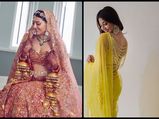 Kajal Aggarwal Leaves Us Speechless With Her Zardozi Wedding Lehenga And Floral Engagement Saree