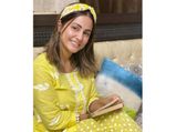 Hina Khan Gives Us A Perfect Work-From-Home Outfit Goal With Her Yellow Pyjama Set And Hairband