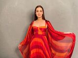 Dia Mirza Dazzles In An Orange Red Printed Set At Vogue Women Of The Year 2020, Here’s How Much It Costs!