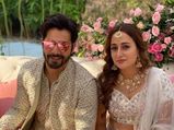 Varun Dhawan And Natasha Dalal Give Picture Perfect Poses On Their Mehendi Ceremony In Pristine White Outfits