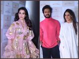 From Riteish Deshmukh, Genelia D’Souza To Nora Fatehi, Celebs Grace The Red Carpet In Their Chic Outfits
