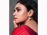 Filmfare Awards: Amruta Khanvilkar Impresses With Modern Red Saree Look 