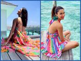 Erica Fernandes’ Stunning Pictures From Maldives In Backless Colourful Dresses Will Lift Up You Holi Mood