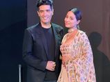 FDCI X LFW: Hina Khan Owns The Red Carpet In Manish Malhotra’s Exquisite Pastel Lehenga