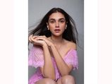 Ajeeb Dastaans Promotions: Aditi Rao Hydari Looks Fresh And Pretty In Her Delicate Pink French Mesh Dress 