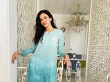 Ramadan 2021: Gauahar Khan’s Embroidered Blue Lucknowi Kurti Is All You Need To Ace Festive Look