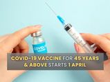 COVID-19 Vaccination For 45 Years & Above Starts 1 April; How To Register Via Aarogya Setu