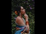 Major Teaser Launch: Sobhita Dhulipala Stuns With Her Vintage Floral Saree Look