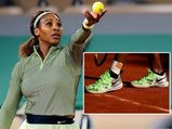 French Open 2021: Serena Williams Is Making Quite A Statement With Her Green And Grey Sports Shoes 