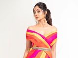 Shilpa Shetty’s Under 30K Colour Blocked Dress Is The Best Outfit To Buy For Intimate Wedding Dos