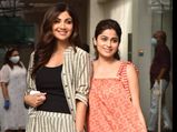 Shilpa Shetty Kundra And Shamita Shetty Look Gorgeous In Their Stunning Striped Outfits
