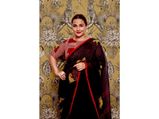 Sherni Promotions: Vidya Balan Surprises Us With Her Unique Tiger-Inspired Saree; Also Wows Us With Jewellery