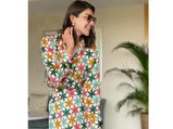 Kajal Aggarwal’s Floral Outfit Makes For A Perfect Weekend Wear; Find Out The Price Of Her Shirt