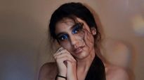 Wink Girl Priya Prakash Varrier Exudes Oomph In Dramatic Black And Metallic Blue Smokey Eyes And Stuns Us