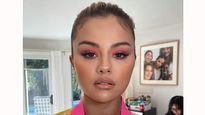 Selena Gomez’s Colour Pop Pink Eye Shadow And Neon Green Nail Paint Will Easily Boost Your Monday Mood