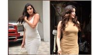 Janhvi Kapoor In Beige And Nora Fatehi In White, Whose Bodycon Dress Did You Like More?