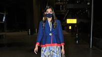 Airport Fashion: Sonam Kapoor’s Blue Blazer And Skirt Set Makes For Sophisticated Office-Wear