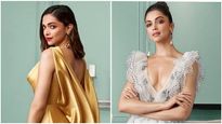 Deepika Padukone’s Ruffled Grey Gown And Gold Satin Gown; Which Attire Did You Like More? 