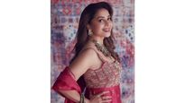 Madhuri Dixit Nene Looks Radiant In Her Rani Pink Sharara Set; Ideal For Festive Occasions